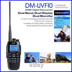 TYT DM-UVF10 Digital Two Way Radio 256CH DTMF Walkie Talkie DPMR Ham Transceiver