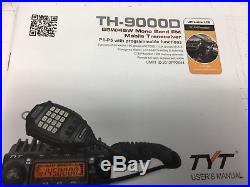 TYT-TH9000D VHF 220 MHZ 1.25 Meter 65 Wt PRE TARIFF PRICE. W Software Cable