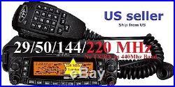 TYT TH-9800 PLUS 29/50/144/220 MHz QUAD BAND TRANSCEIVER Mobile Radio US Seller