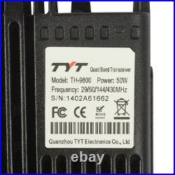 TYT TH-9800 Plus 29/50/144/430 MHz Quad Band Car Mobile Trunk Radio Transceiver