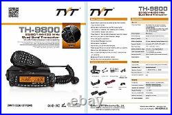 TYT TH-9800 plus 29/50/144/430 MHZ QUAD BAND TRANSCEIVER Mobile Car Radio