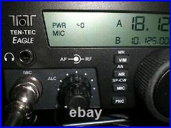 Ten Tec EAGLE 599AT HF/50mhz 100 watts SSB AM IF DSP with 600hz filter NB