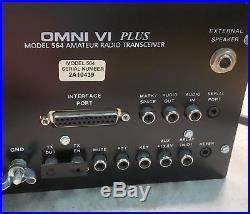 Ten Tec Omni VI Plus With Matching Power Supply & 3 Filters