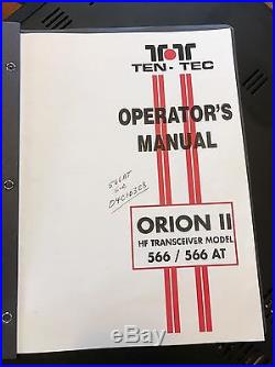 Ten Tec Orion II AT Transceiver