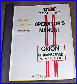 Ten Tec Orion I Model 565 HF Ham Transceiver