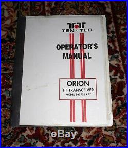 Ten Tec Orion Model 565AT HF Ham Transceiver with Autotuner