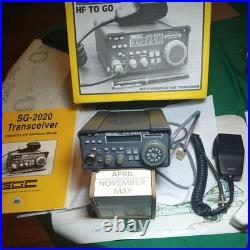 Transceiver Sg-2020 H. F. Serial Number 79659168 With Original Box Mic. D. C. Cord