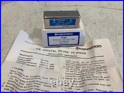 Trio Kenwood YG-455CN 455.7kHz CW Crystal Filter Box Manual Tested Working