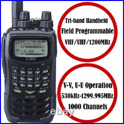 Triple Band 144/430/1200MHz Wide Receive IPX7 Water Resistant Two Way Radio