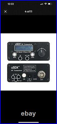 USDX USDR SDR Transceiver All Mode 8 Band HF Ham Radio QRP CW Transceiver USDX+