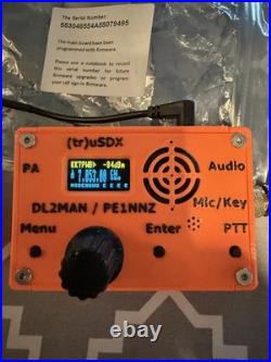 USDX (tr)uSDX 5-band Multimode QRP transceiver with battery pack holder