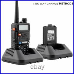US 6x Baofeng UV-5R Dual-Band V/UHF FM Transceiver Ham Two-way Radio Scanner