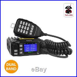 US! Radioddity DB25 Pro 25W Mobile Car Radio Transceiver V/UHF Quad Band Antenna