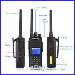 US Radioddity GD-55 Plus DMR IP67 10W High Power UHF Digital Two way Ham Radio