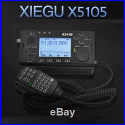 US Xiegu X5105 Outdoor 0.5-30/50-5MHz Transceiver SSB CW AM FM RTTY PSK +Speaker