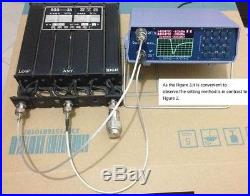 UV UHF VHF dual band spectrum analyzer with tracking source tuning Duplexers