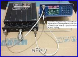 UV UHF VHF dual band spectrum analyzer with tracking source tuning Duplexers