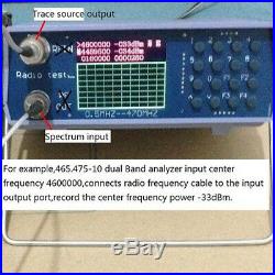 U/V UHF VHF dual band spectrum analyzer with tracking source tuning Duplexe L3H6
