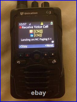 Unication G3 Dual Band P25 Voice Pager VHF (136-174MHz) UHF-D (450-512 MHz)