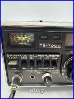 Used Vintage Kenwood Model TS-700A Transceiver HAM Radio partially Tested