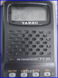 Used Yaesu FT-60R Dual Band Handheld Radio Transceiver With Extras++