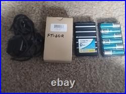 Used Yaesu FT-60R Dual Band Handheld Radio Transceiver With Extras++