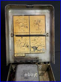 VTG 1950's RS-6 SPY Ham RADIO RA-6 Regulator RR-6 Transceiver Untested