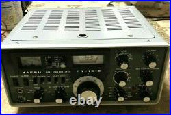 Very Rare! Yaesu FT-101E 100W SSB Ham Radio Transceiver USED