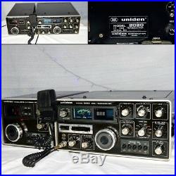 Very rare Uniden 2020 SSB Ham Radio Transceiver and External VFO 8010