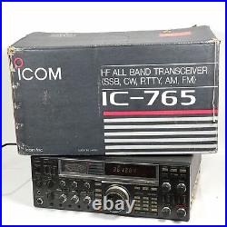 Vintage/Antique Icom Model Number # IC-765 HF All Band Transceiver