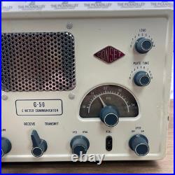 Vintage Gonset G-50 6 Meter Communicator Ham Radio Transceiver Cream