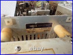 Vintage Heathkit HW-101 Ham Radio SSB Transceiver With Drake Low Pass Filter Untes