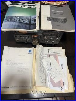 Vintage Kenwood TS-180S HF Ham Radio Transceiver SSB Original Documents /reciept Vintage Kenwood TS-180S HF Ham Radio Transceiver SSB Original Documents /reciept