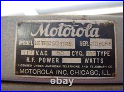 Vintage MOTOROLA Tube Transceiver FSTRU 50BRB -PICKUP ONLY Vintage MOTOROLA Tube Transceiver FSTRU 50BRB -PICKUP ONLY