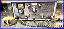 Vintage SBE Model 34 Ham Transceiver Radio WithSURE PJ-068 MICROPHONE