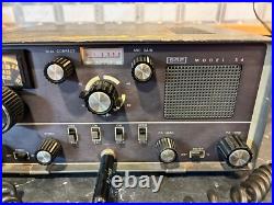 Vintage SBE Model 34 Ham Transceiver Radio WithSURE PJ-068 MICROPHONE