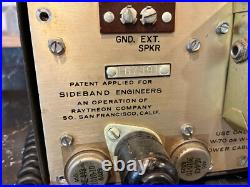 Vintage SBE Model 34 Ham Transceiver Radio WithSURE PJ-068 MICROPHONE