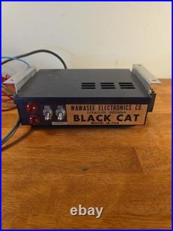 Vintage WAWASEE ELECTRONICS BLACK CAT JB-75A UNTESTED