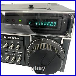 Vtg Icom IC-451A 430MHz All Mode Amateur Ham Radio Transceiver w Mic Box Manual Vtg Icom IC-451A 430MHz All Mode Amateur Ham Radio Transceiver w Mic Box Manual