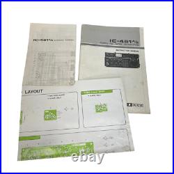 Vtg Icom IC-451A 430MHz All Mode Amateur Ham Radio Transceiver w Mic Box Manual Vtg Icom IC-451A 430MHz All Mode Amateur Ham Radio Transceiver w Mic Box Manual