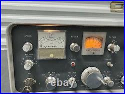 Vtg K. W. Electronics KW 2000A Ham Radio 6 Band Transceivers With Matching PS & Mic Vtg K. W. Electronics KW 2000A Ham Radio 6 Band Transceivers With Matching PS & Mic