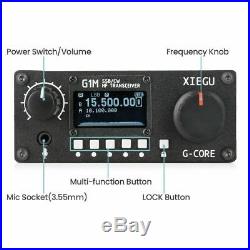 XIEGU G1M Portable QRP HF Transceiver 0.5-30MHz SDR SSB CW AM Amateur HAM Radio