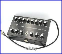 XLR 8 Band YAESU Sound Equalizer NOISE GATE Echo Compressor Radio 8 pin mic