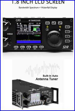 Xiegu G90 HF SDR transceiver 20W SSB/CWithAM/FM 0.5-30MHz Radio ATU Amateur Radio