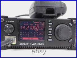 Xiegu X108G Ham Radio HF Transceiver + Mic (great RX/TX, S-meter doesn't work)
