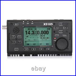Xiegu X5105 HF Transceiver outdoor 0.5-30/50-5 MHz 5W SSB CW AM FM RTTY PSK