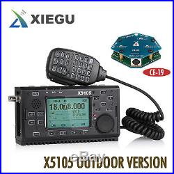 Xiegu X5105 Outdoor 0.5-30/50-5MHz Transceiver SSB CW AM FM RTTY PSK + Speaker
