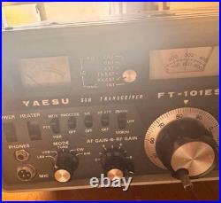 YAESU FT-101ES Ham Radio Transceiver 100W AC 100V 50/60Hz DC 13.5V #W1158 YAESU FT-101ES Ham Radio Transceiver 100W AC 100V 50/60Hz DC 13.5V #W1158