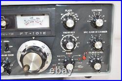 YAESU FT-101E SSB 100W Ham Radio Transceiver XF-30A SSB Filter Tested WithManual