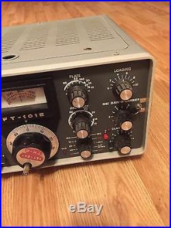 YAESU FT-101 E Ham Radio SSB Transceiver With Manual